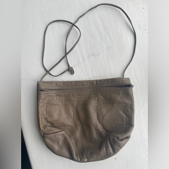 80’s Carlos Falchi Patchwork Cutout Leather Purse by Carlos Falchi